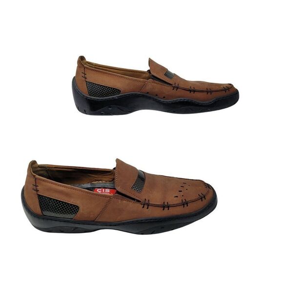 Michael Toschi Mens Mach 8284 Leather Driving Loafers Brown Sz 9 CarbonLite - Picture 5 of 14